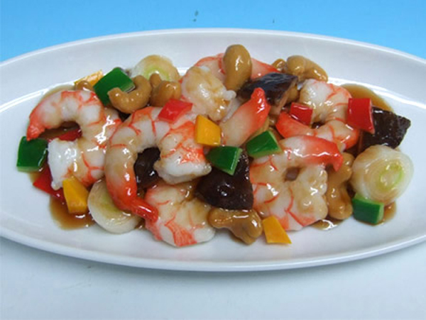 えびとカシューナッツ炒め