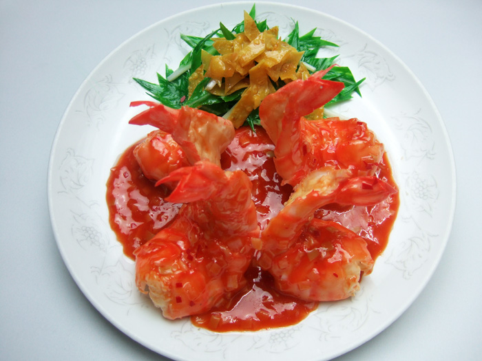 大正エビのチリソース