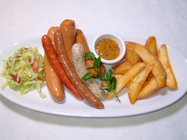 ソーセージの盛合せ